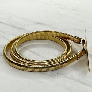 Elegant Gold Women's Belt